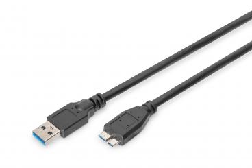 USB-A – Micro-B Anschlusskabel, 1m 