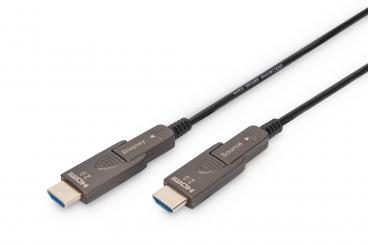 4K - HDMI AOC Hybrid Glasfaserkabel mit 30m abnehmbaren Stecker 