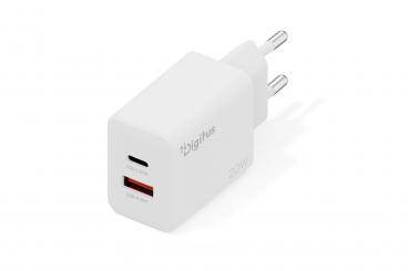 USB Charger 20W, 1x USB-C, 1x USB-A 