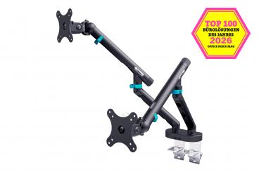 Dual Design Monitorhalterung, 2x 35", 2x 10 kg 