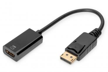 Aktiver DisplayPort Adapter / Konverter, DP auf HDMI 