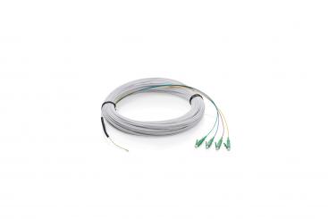 FTTH Drop Kabel, Singlemode, 4 Fasern, 4 LC/APC, 30 m 