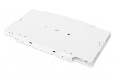 LWL Spleißkassette für 12 Fasern inkl. Spleißhalter für Crimp und Schrumpfspleißschutz 