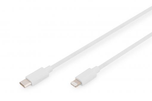 Daten- / Ladekabel, USB-C - Lightning, MFI 