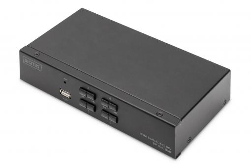 KVM Switch, 4x1  DP, DP Out,USB 