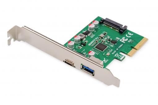 PCIe Karte, USB Typ-C™ + USB A 